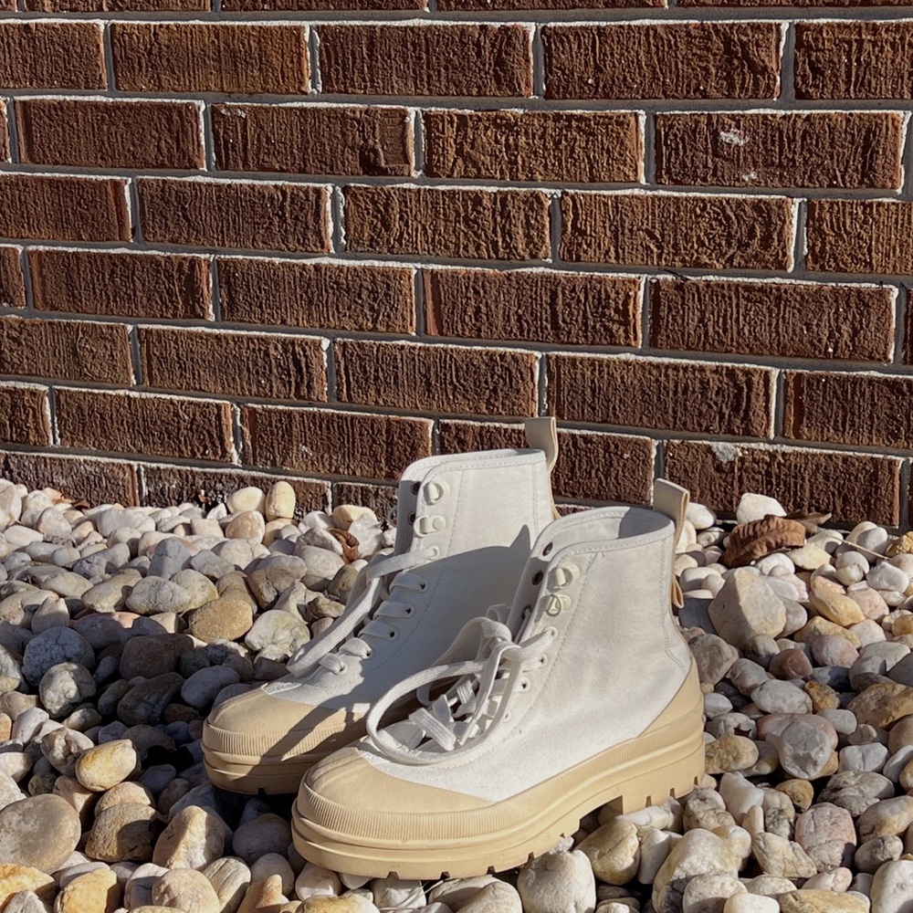SOLD — Organic Cotton Canvas Utility Boot